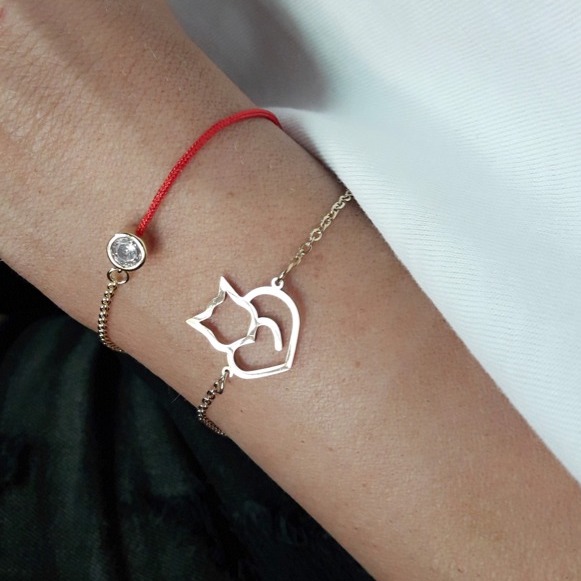 bracelet chat pour femme