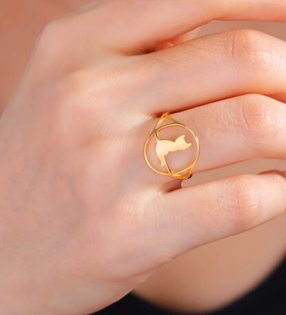 bague fantaisie chat